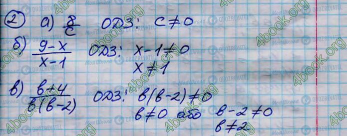 ГДЗ Алгебра 8 класс страница 2